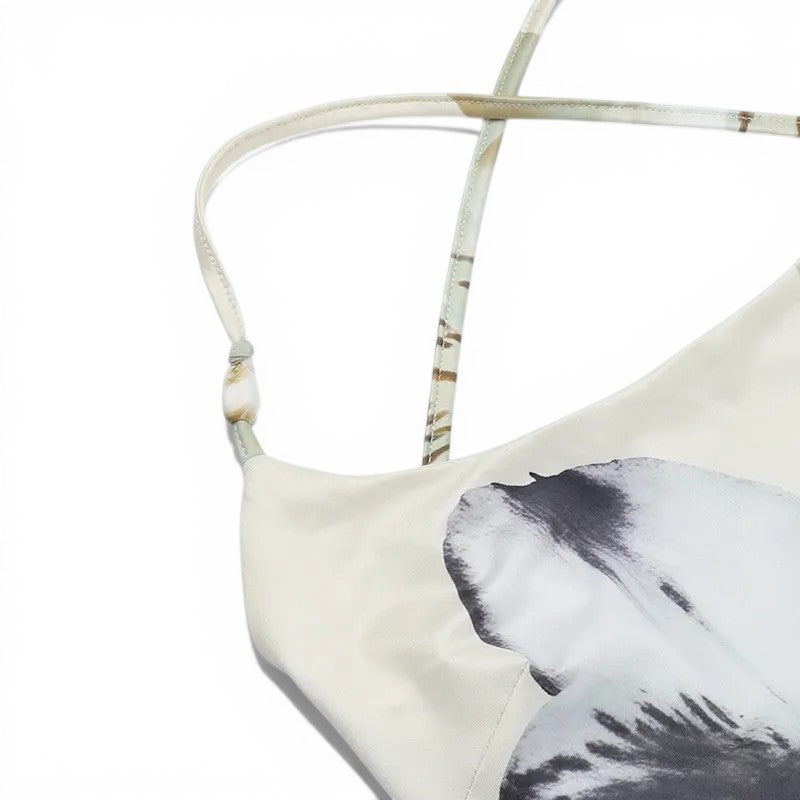 NOVA | Floral Wedding Guest Dress – Elegant Floral Satin Maxi Formal Dress