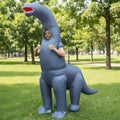 Inflatable Dinosaur Costume Party Costume For Halloween With Long Neck Dino Design Lightweight & Durable Instant Dino Impact Wear - Image 1
