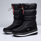 Insulated Snow Boots with Secure Mid-Calf Fit and Non-Slip Tread - Image 1