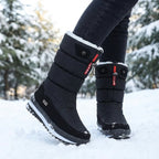 Insulated Snow Boots with Secure Mid-Calf Fit and Non-Slip Tread - Image 3