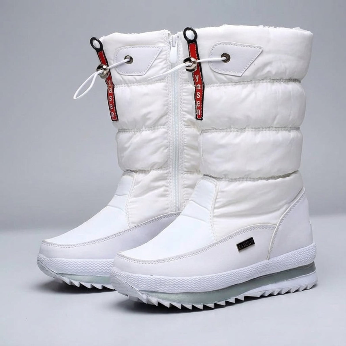 Insulated Snow Boots with Secure Mid-Calf Fit and Non-Slip Tread - Image 2