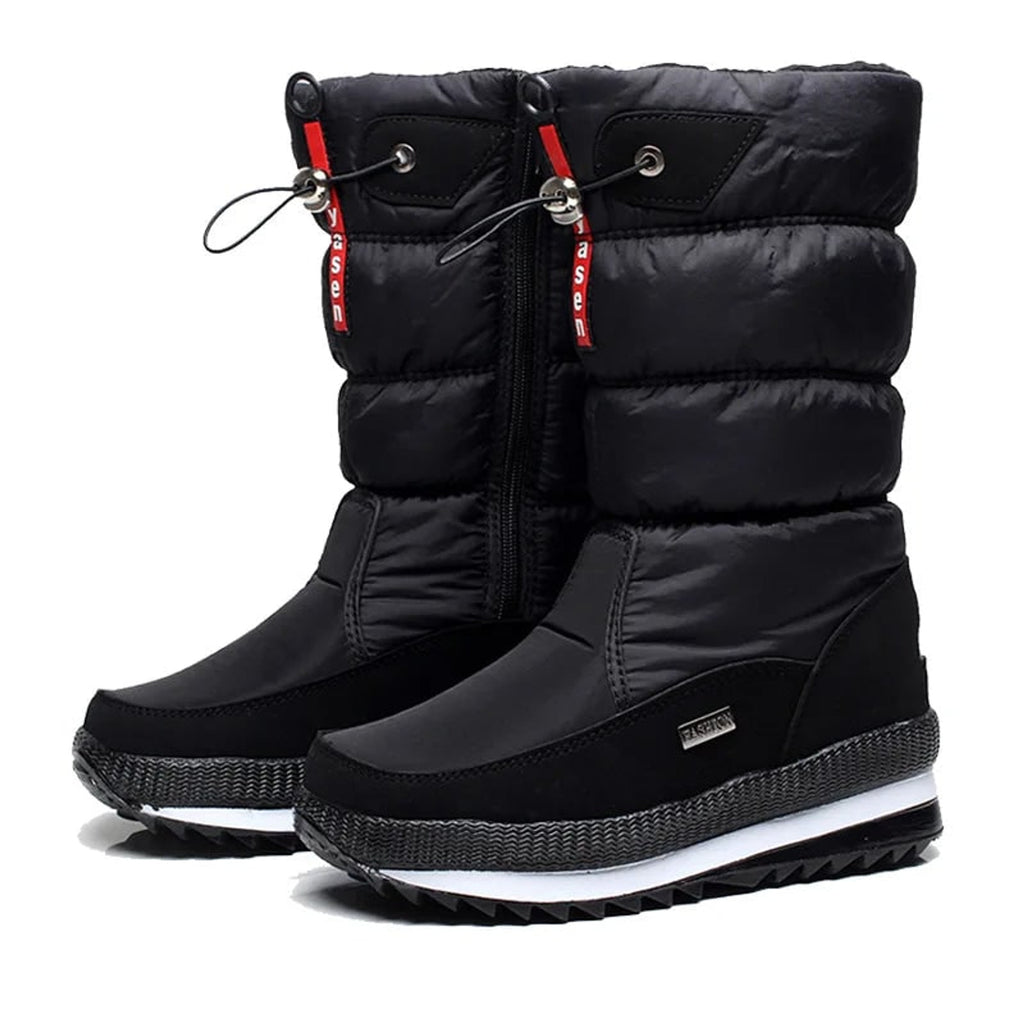 Insulated Snow Boots with Secure Mid-Calf Fit and Non-Slip Tread - Image 7