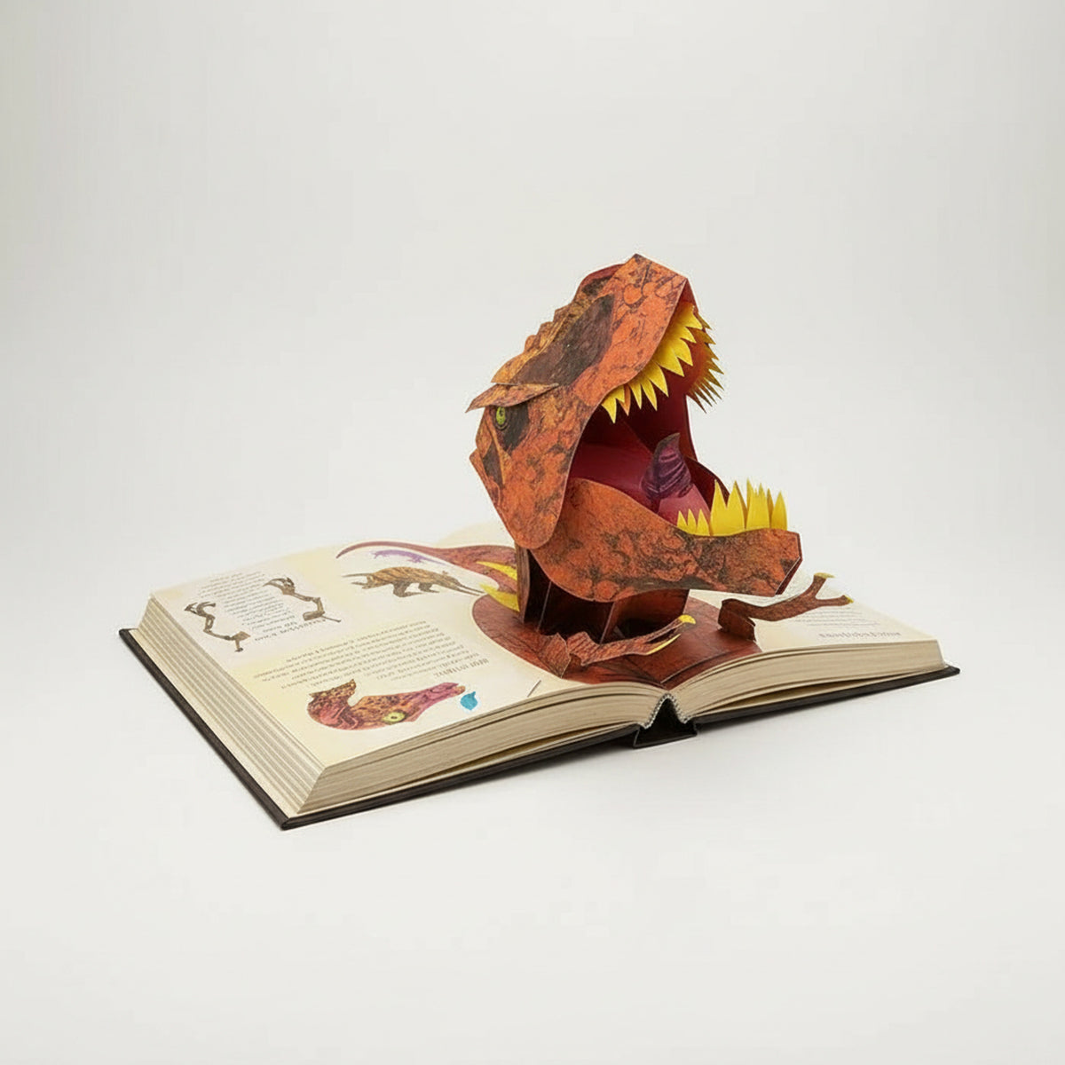 Interactive Prehistoric Lifelike Scenes 3D Pop Up Dinosaur Book - Image 1