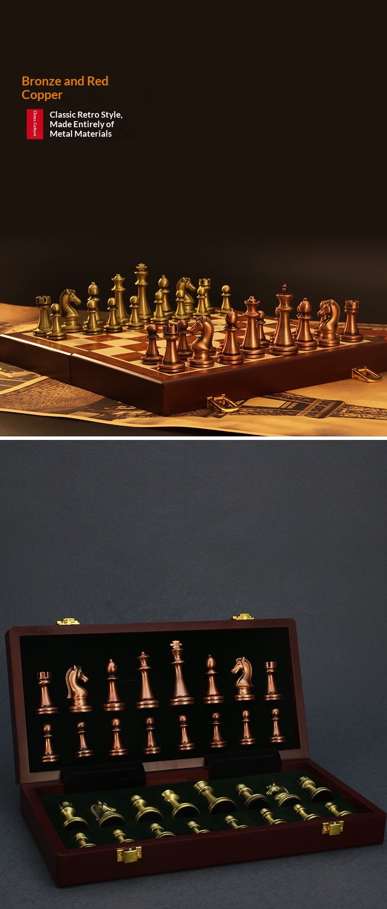 International Chess Set Foldable And Portable Board Game - Image 7