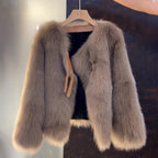 Jacket with Flattering Cropped and Buckle Detail - Image 2