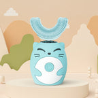 Kids Electric Toothbrush With Soft Silicone U Shape Head And Sonic Cleaning Modes - Image 1