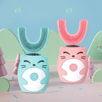 Kids Electric Toothbrush With Soft Silicone U Shape Head And Sonic Cleaning Modes - Image 2