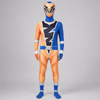 Kids' Halloween Superhero Costume Jumpsuit With Lightning Bolt Chest Panel For Instant Hero Transformation - Image 7