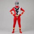 Kids' Halloween Superhero Costume Jumpsuit With Lightning Bolt Chest Panel For Instant Hero Transformation - Image 3