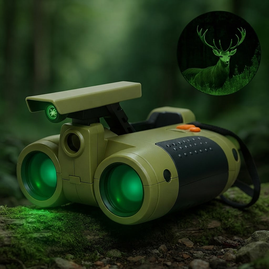Kids Night Vision Binoculars For Outdoor Exploration With 25ft Range - Image 1
