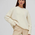 Knit Jumper with Relaxed Fit and Crew Neck - Image 1