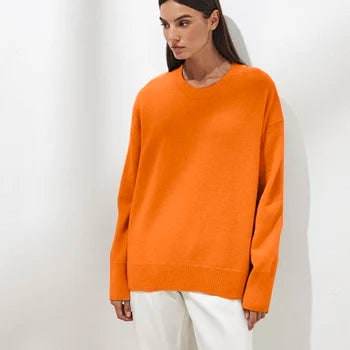 Knit Jumper with Relaxed Fit and Crew Neck - Image 6