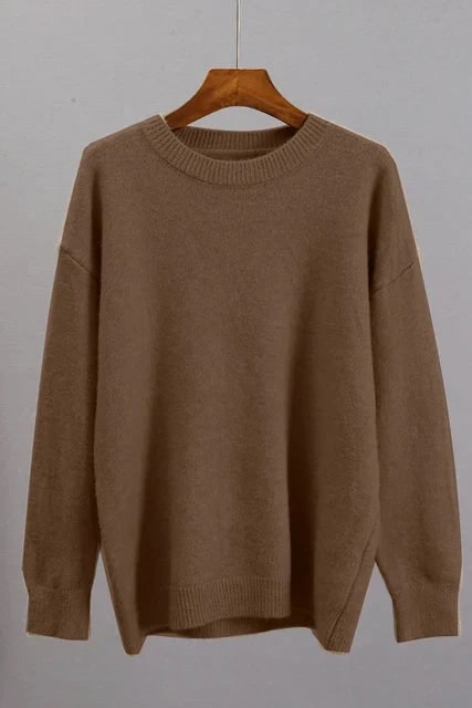 Knit Jumper with Relaxed Fit and Crew Neck - Image 7