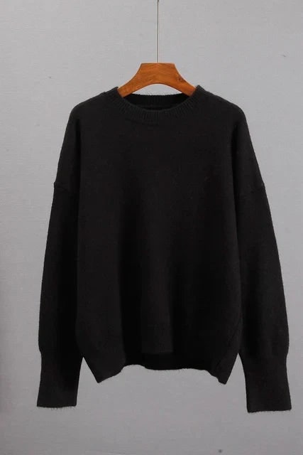 Knit Jumper with Relaxed Fit and Crew Neck - Image 8
