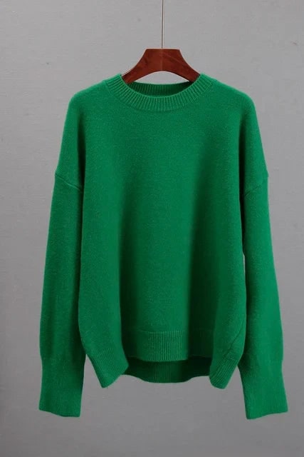 Knit Jumper with Relaxed Fit and Crew Neck - Image 9