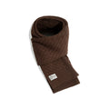 Knit Scarf with Warm Cable and Long Strip - Image 4