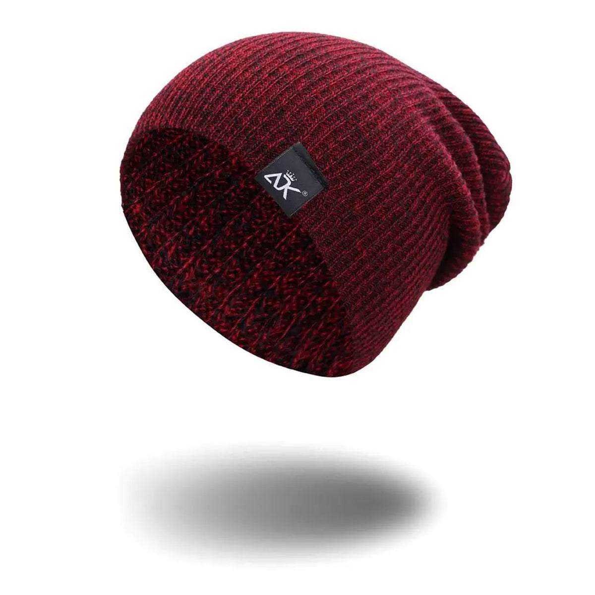 Knitted Beanie with Stretchable Slouchy Fit and Ribbed Knit - Image 8