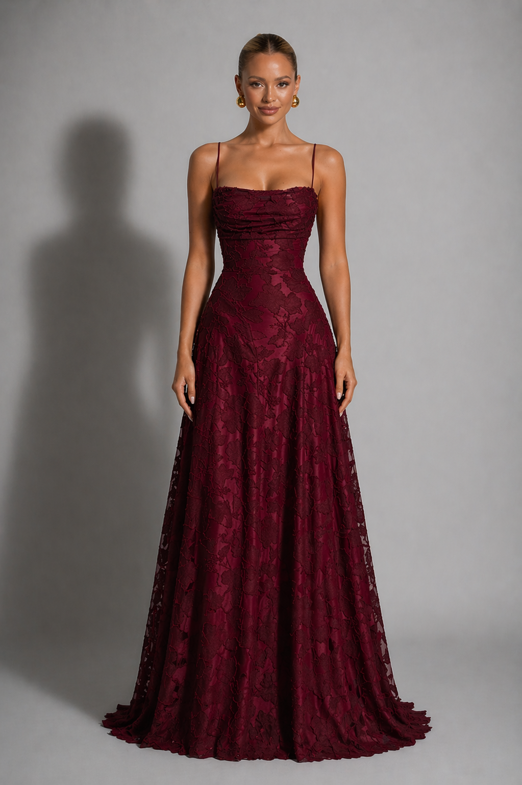 NOVA | Lace Wedding Guest Maxi Dress