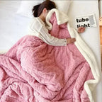 Lambswool Winter Thick Fleece Blanket - Image 2