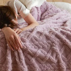 Lambswool Winter Thick Fleece Blanket - Image 3