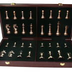 Large Metal Chess Set With Acrylic Pieces - Image 6