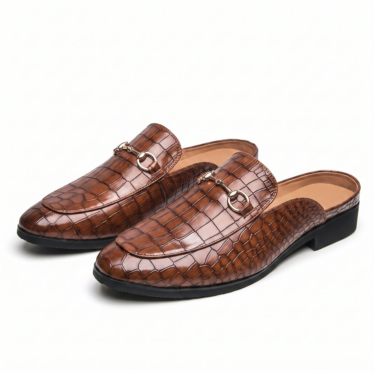 Mule Loafers with Relaxed Slip on and Horsebit Detail - studio