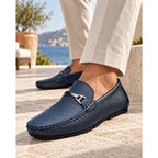 Leather Loafers with Secure Slip-On Style and Metal Hardware - Image 6