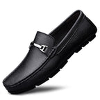 Leather Loafers with Secure Slip-On Style and Metal Hardware - Image 8