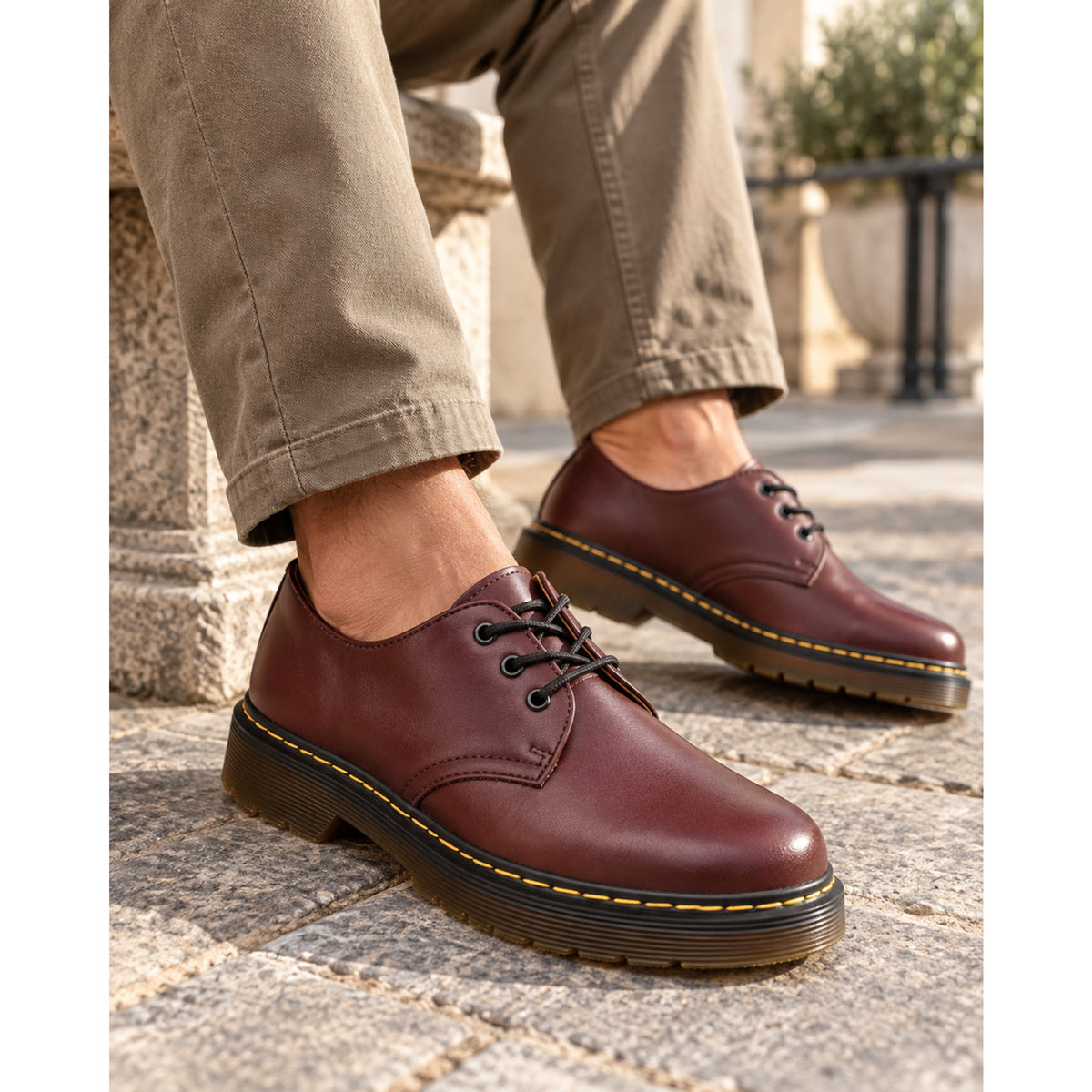 Leather Shoes with Cushioned Sole and Durable Construction - Image 5