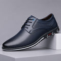 Leather Sneakers with Supportive Dress Shoe and Lace-Up - Image 1