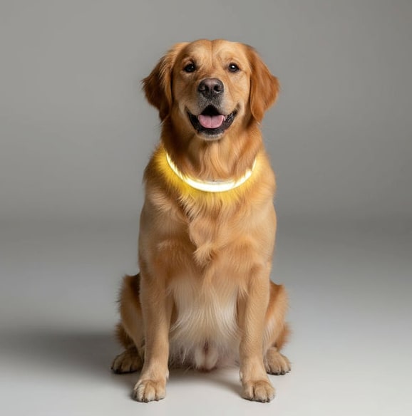 LED Dog Leash With USB Rechargeable Battery And Reflective Stitching - Image 9