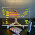 LED Drawing Board For Kids Illuminated Reusable Creative Writing Tablet With USB Power - Image 4