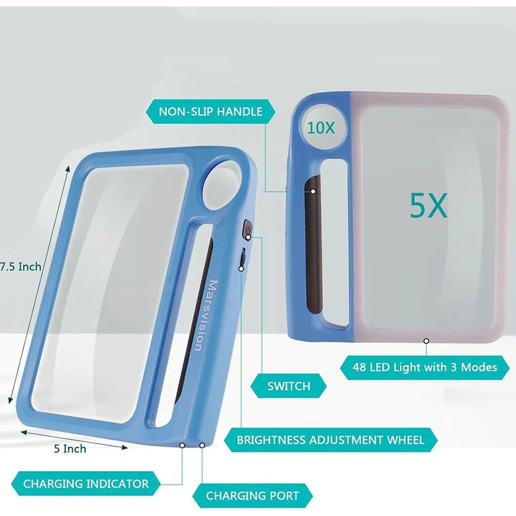 LED Magnifying Glass With 5x & 10x Magnification 48 Leds And USB - Image 8