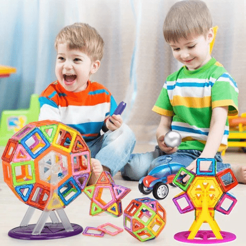 Magnetic Building Blocks Set Creative Stem Toy For Children Aged 4+ - Image 3