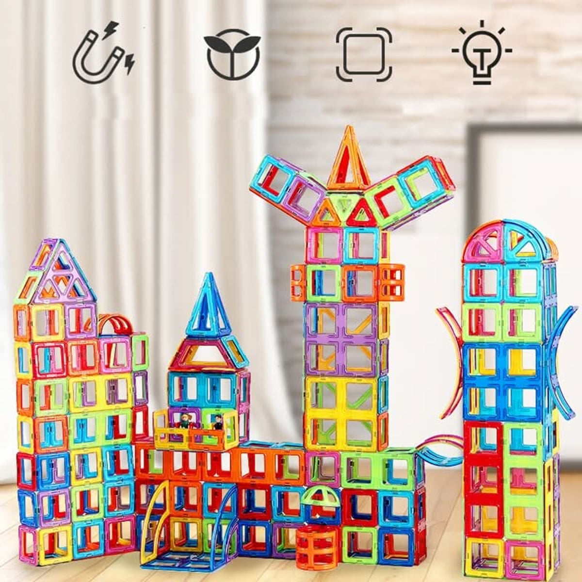 Magnetic Building Blocks Set Creative Stem Toy For Children Aged 4+ - Image 6