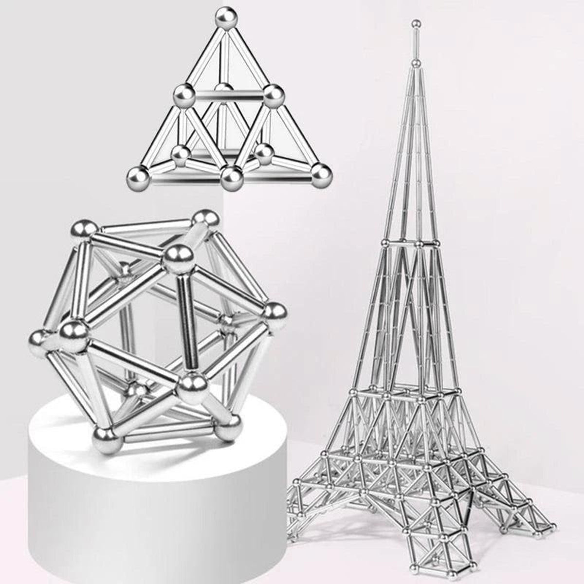 Magnetic Building Rods And Balls Stem Toy For Adults And Seniors - Image 8
