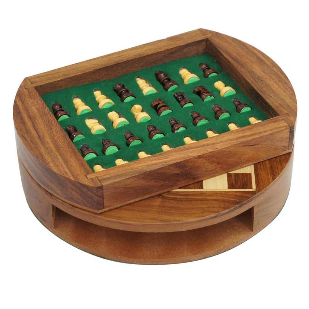 Magnetic Chess Set For Kids Educational Disc Travel Game - Image 1