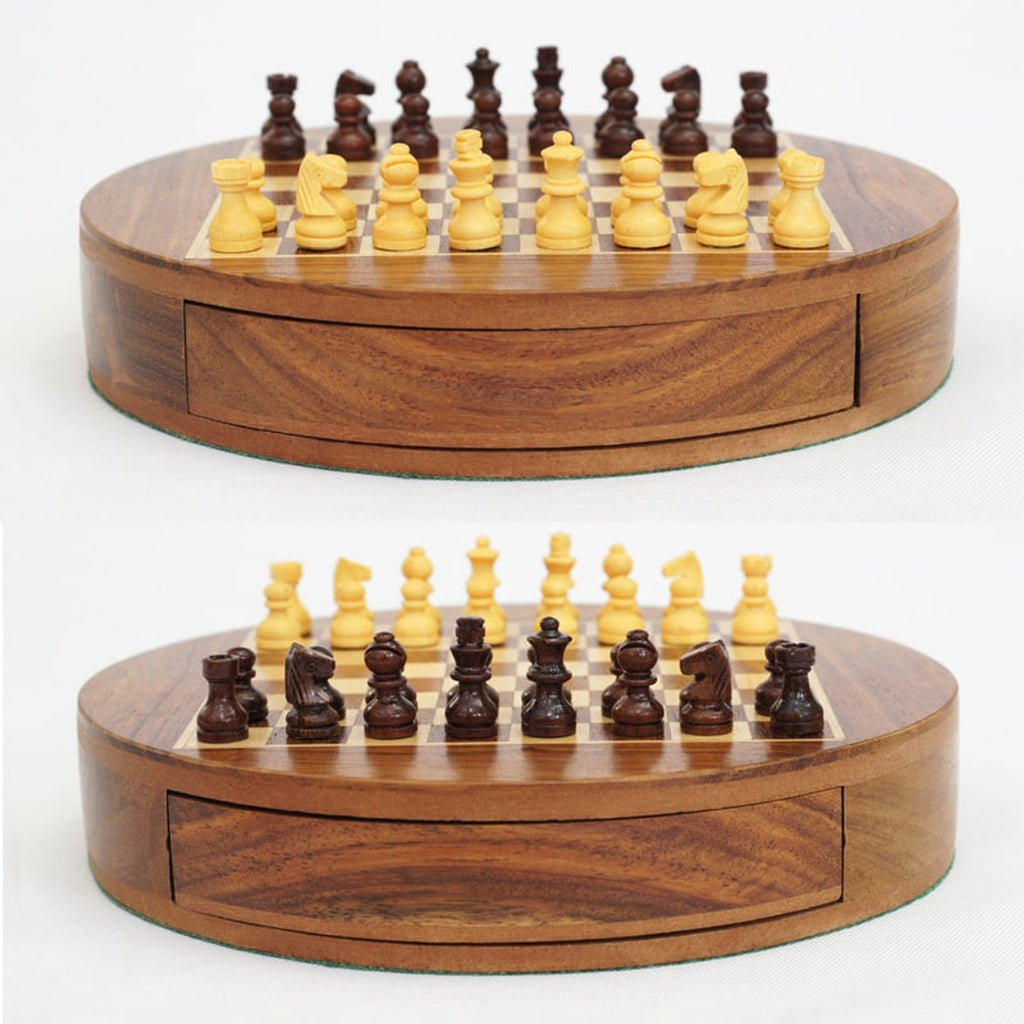 Magnetic Chess Set For Kids Educational Disc Travel Game - Image 3