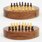 Magnetic Chess Set For Kids Educational Disc Travel Game - Image 3
