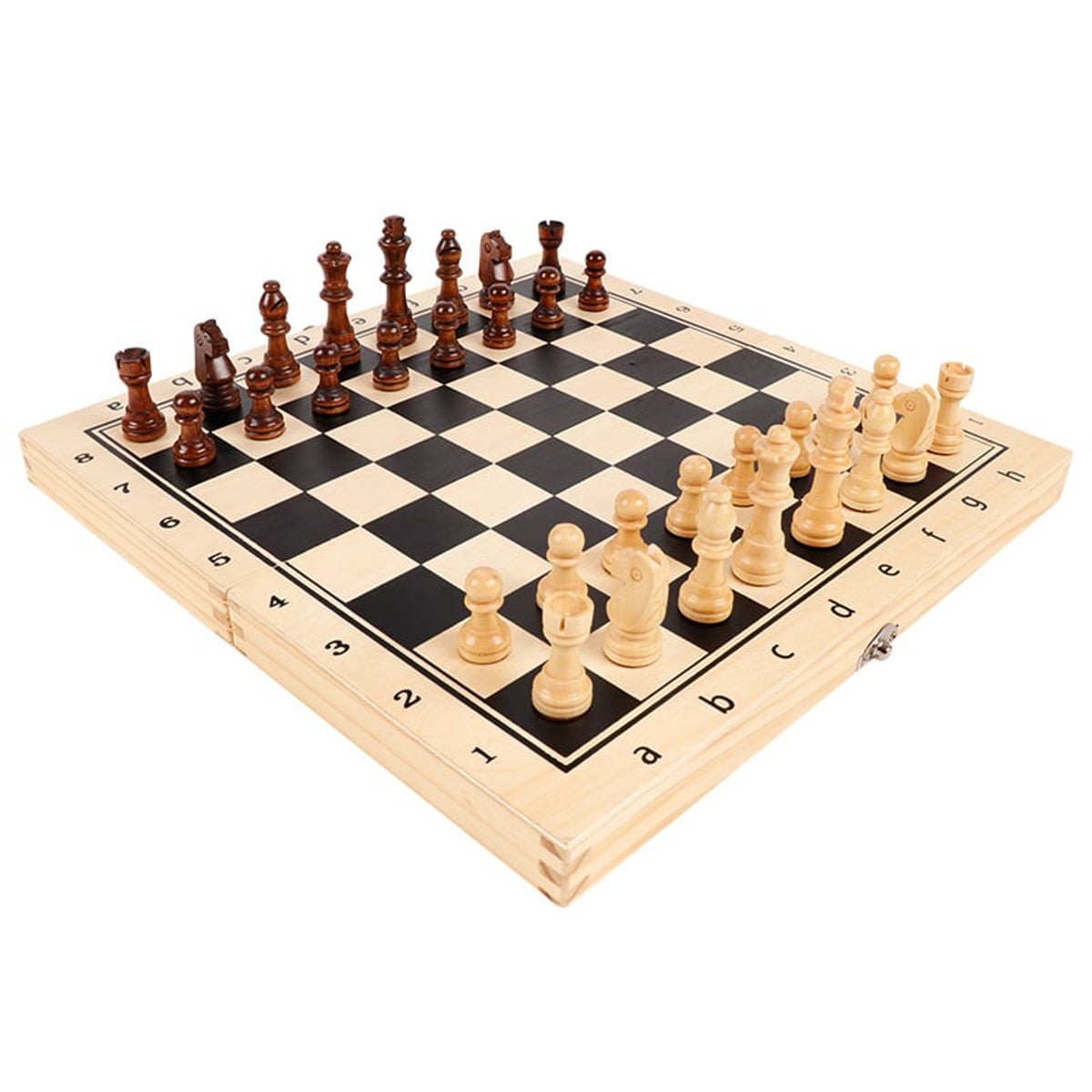 Magnetic Chess Set With Folding Board - Image 5