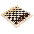 Magnetic Folding Chess Board With Solid Wood Pieces Travel Chess Set - Image 3