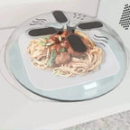 Magnetic Microwave Splatter Cover With Steam Vents For Even Heating And Easy Storage - Image 1