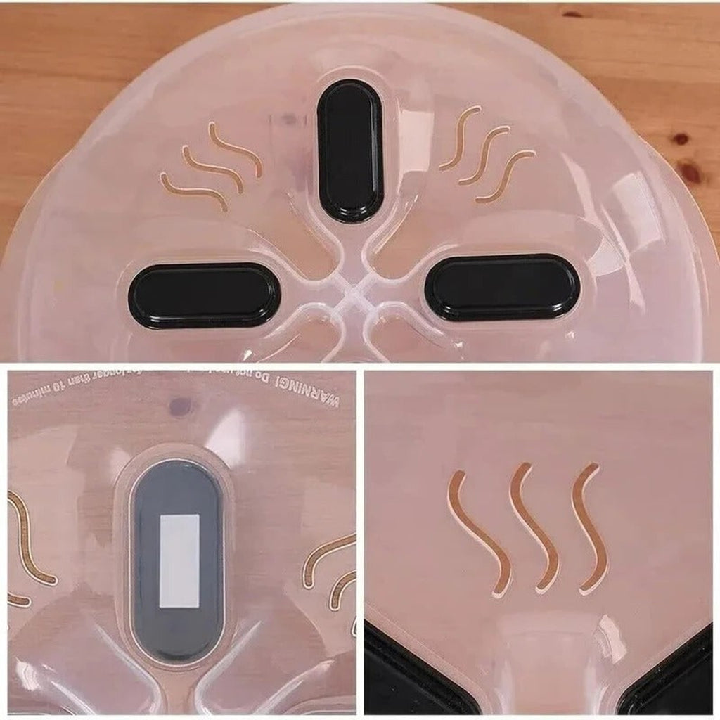 Magnetic Microwave Splatter Cover With Steam Vents For Even Heating And Easy Storage - Image 2