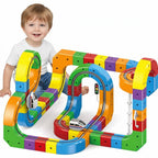 Magnetic Train Track Toy With Rechargeable Engine And Bendy Rails For Kids - Image 1