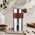 Manual Coffee Grinder With Ceramic Milling Mechanism And Foldable Crank - Image 4