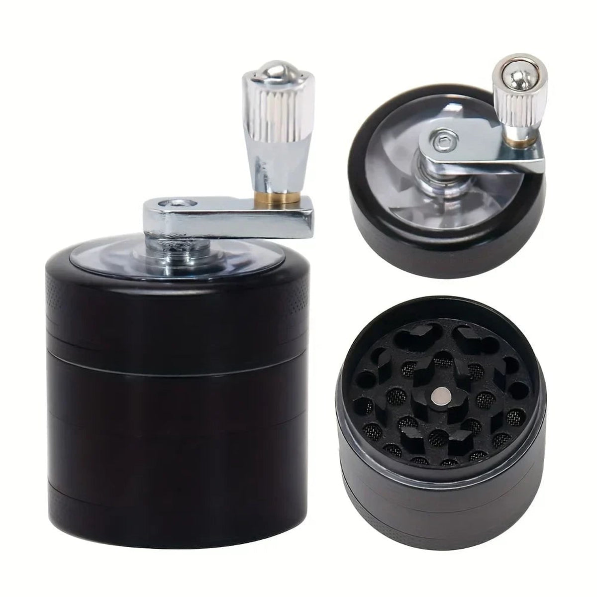 Manual Spice Grinder For Nutmeg Ginger Rock Salt And Peppercorns - Image 3