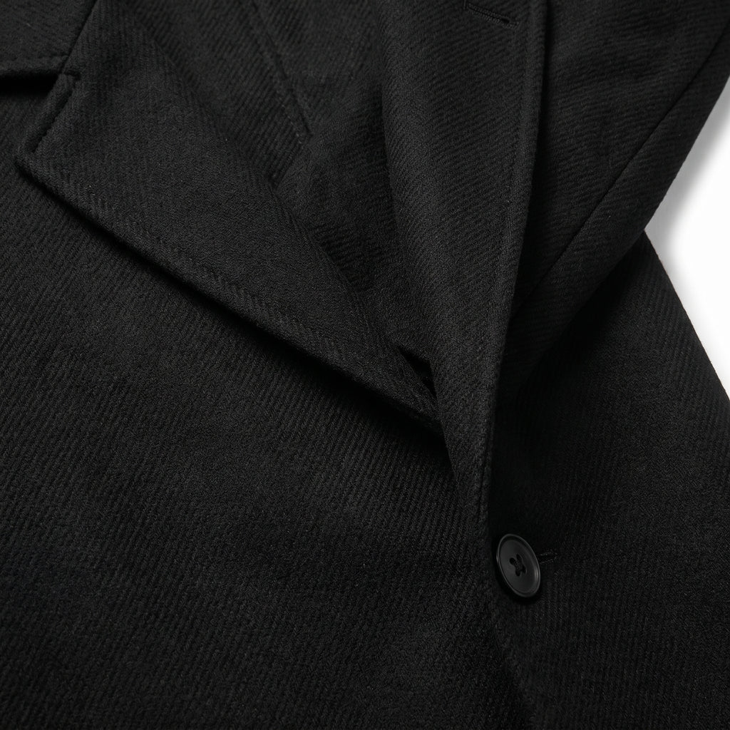Men's Long Coat Single-Breasted Two-Button Closure - detail