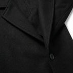 Men's Long Coat Single-Breasted Two-Button Closure - detail