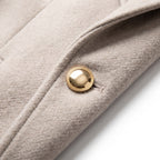 Trench Coat Men Long Single-Breasted Three Buttons - detail