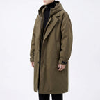 Trench Coat Men Full Length With Hood - studio